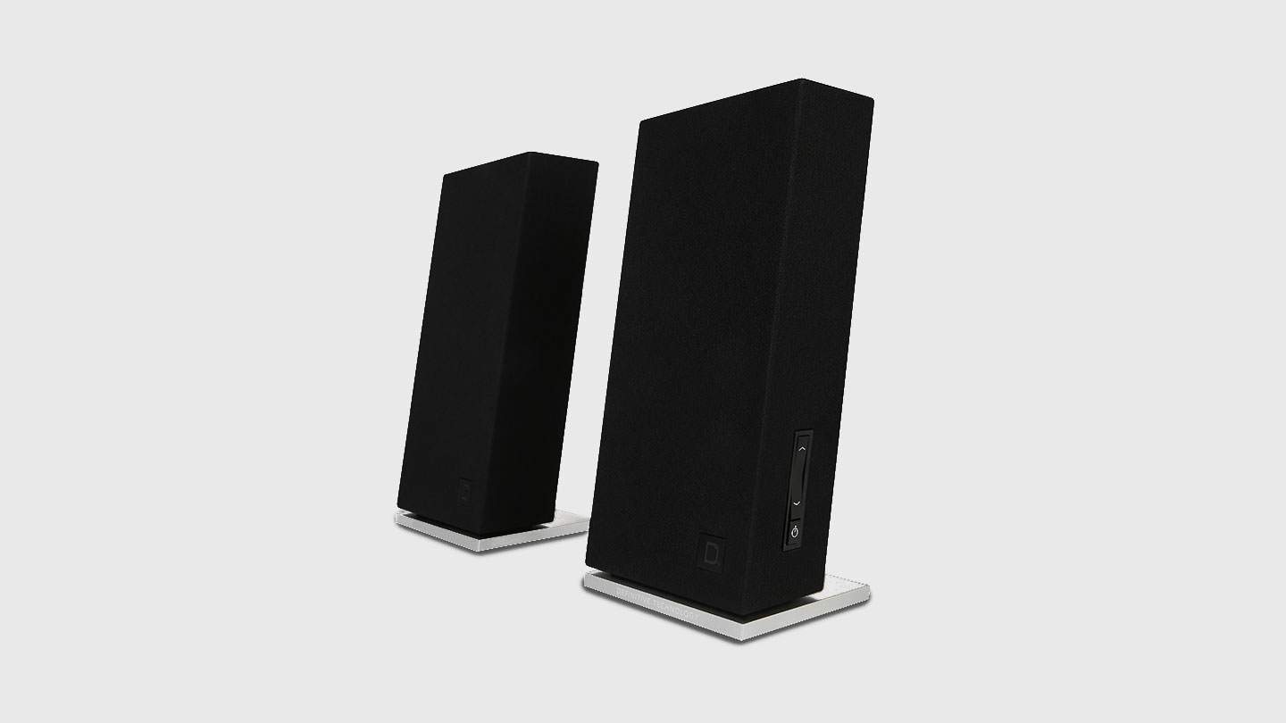 Definitive Technology Incline desktop audio speaker design