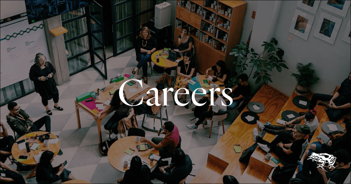 招贤纳士丨frog 职位信息